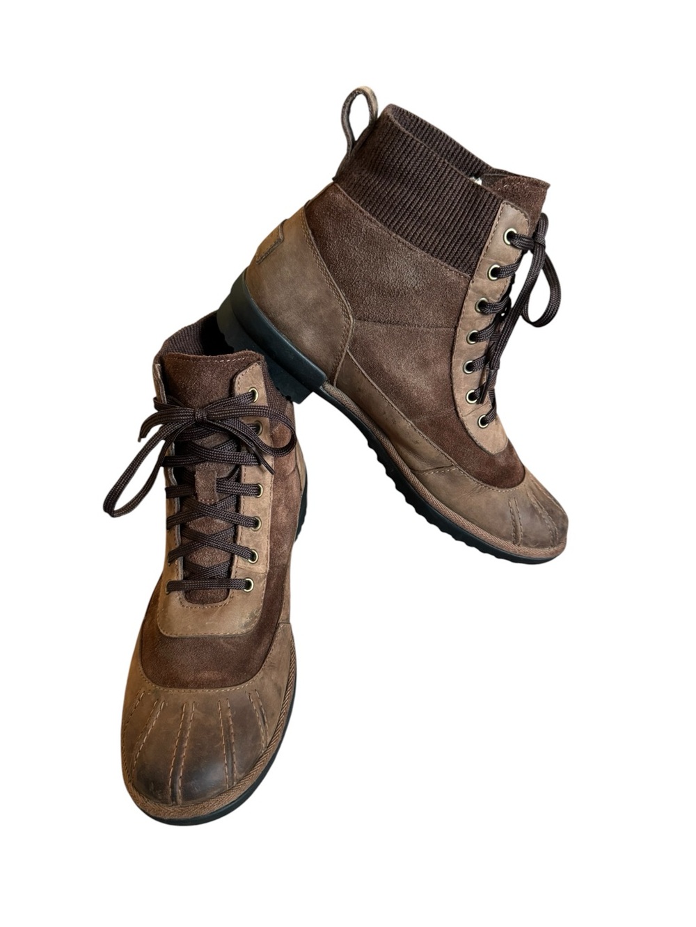 Women’s UGG Cayli waterproof Brown Lace-Up Ankle Boots size 7